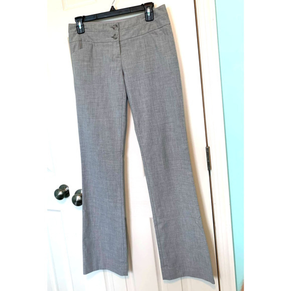The‎ Limited Women's Size 2L Gray Flat Front Slim Pants
